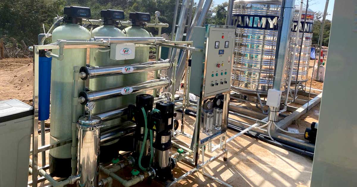 Dự án hệ thống lọc nước RO công nghiệp 1000l tại Lào