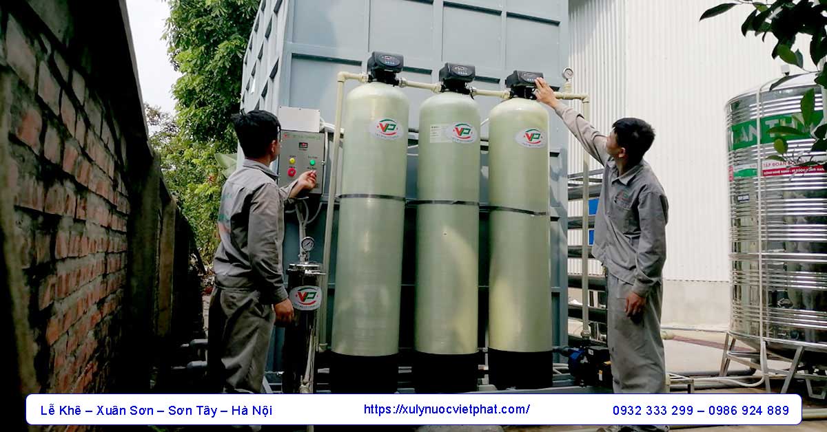 Hệ thống cột lọc áp lực đa tầng