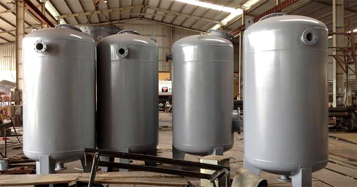 Bồn lọc áp lực trụ đứng