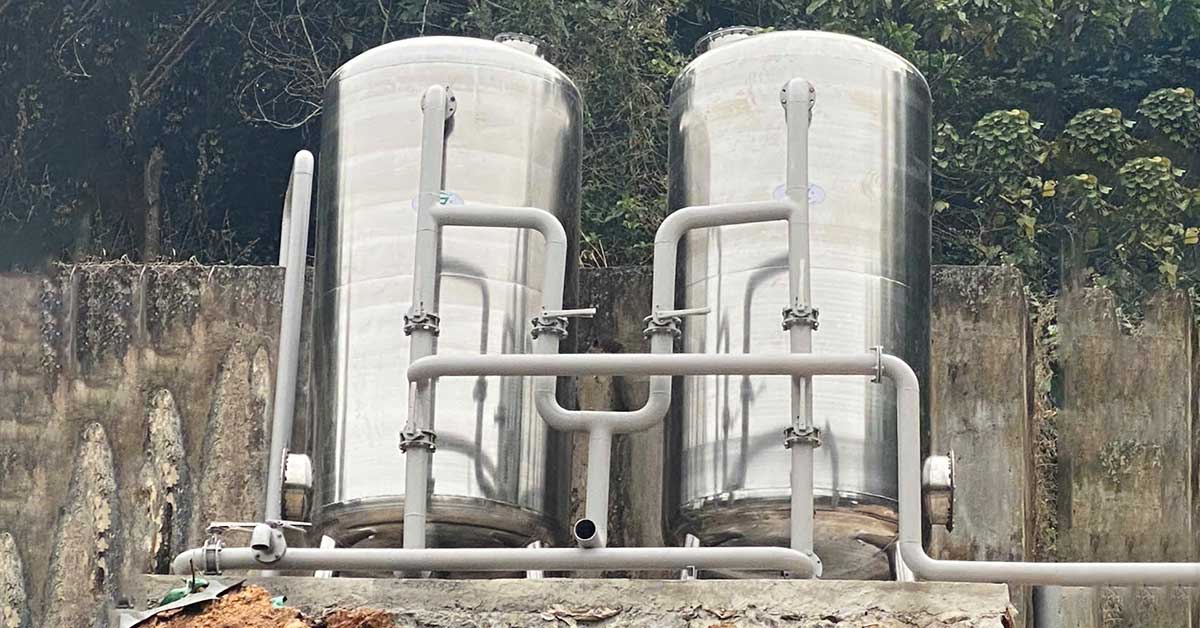 Hệ thống lọc nước công nghiệp 50m3/h tại Hoà Bình