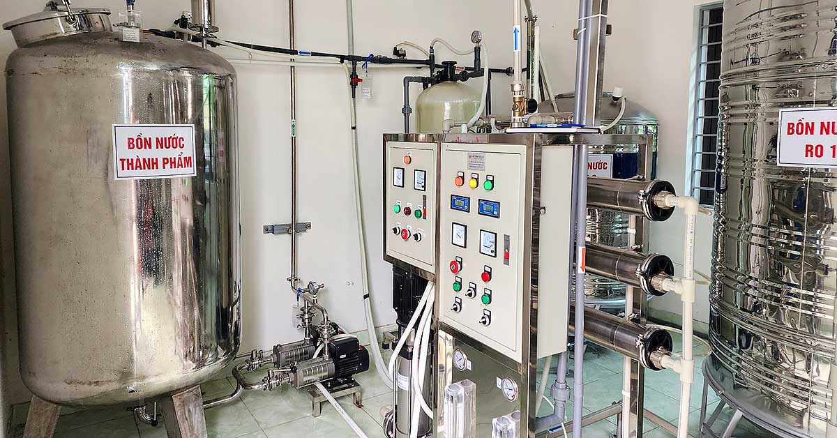 Hệ thống lọc nước siêu tinh khiết EDI - Mixbed được lắp đặt cho công ty sản xuất mỹ phẩm