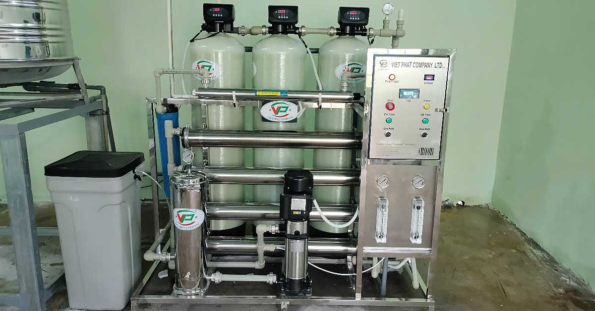 Lắp đặt máy lọc nước RO xử lý nguồn nước ô nhiễm