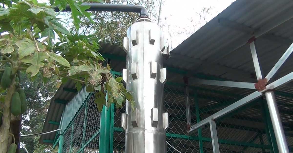Tháp làm thoáng inox
