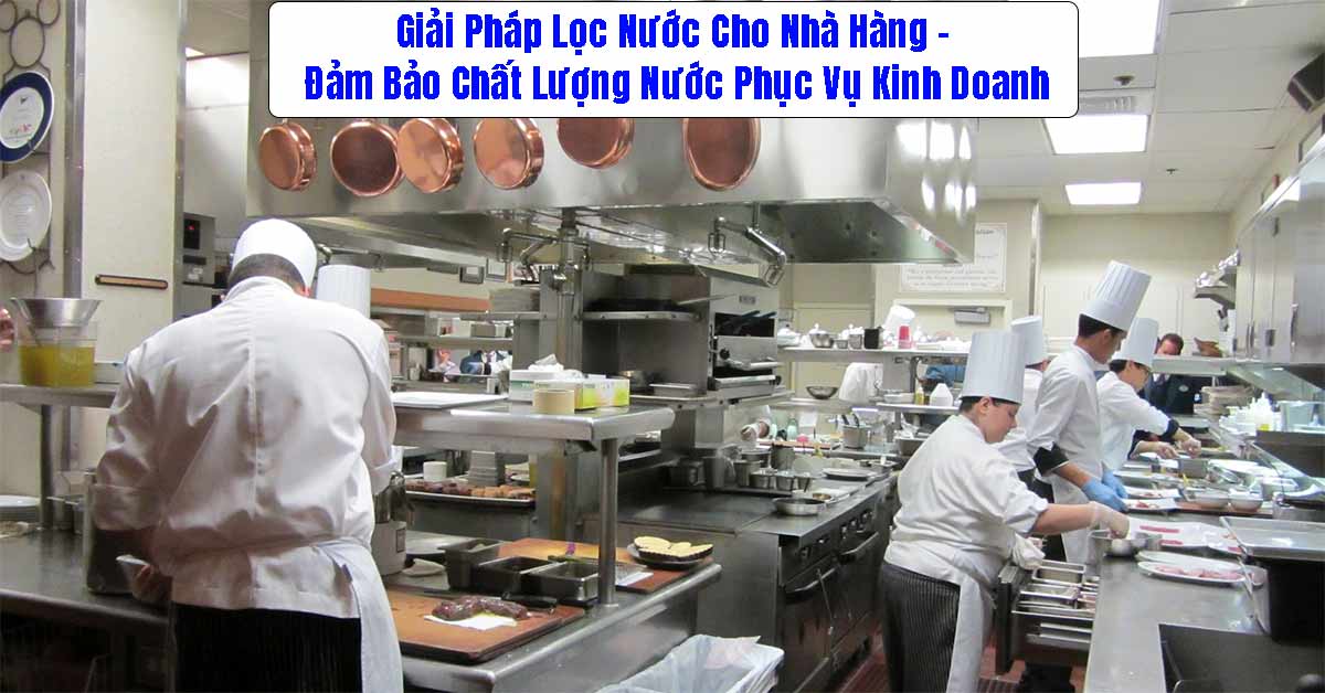 Giải Pháp Lọc Nước Cho Nhà Hàng – Đảm Bảo Chất Lượng Nước Phục Vụ Kinh Doanh