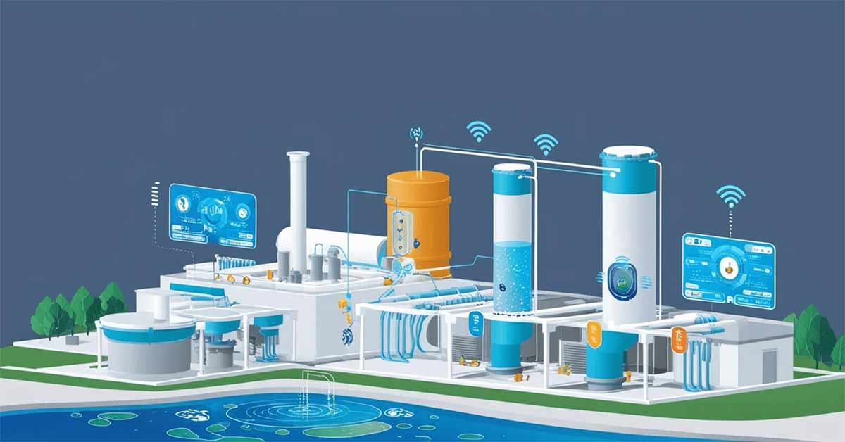 Hệ thống xử lý nước thải tích hợp trí tuệ nhân tạo