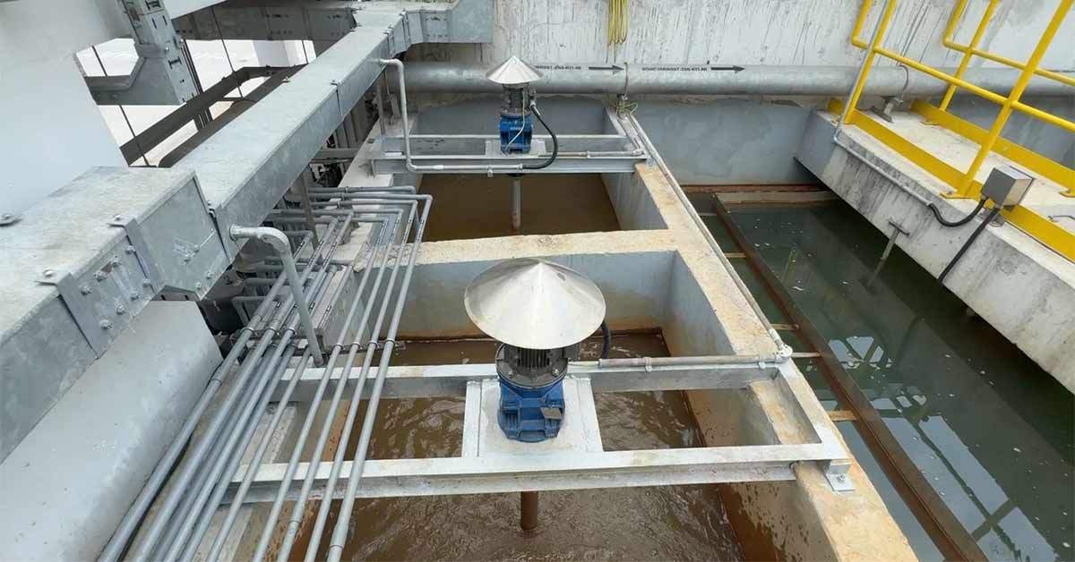 Hệ thống xử lý nước thải sản xuất giấy ứng dụng phương pháp keo tụ tạo bông