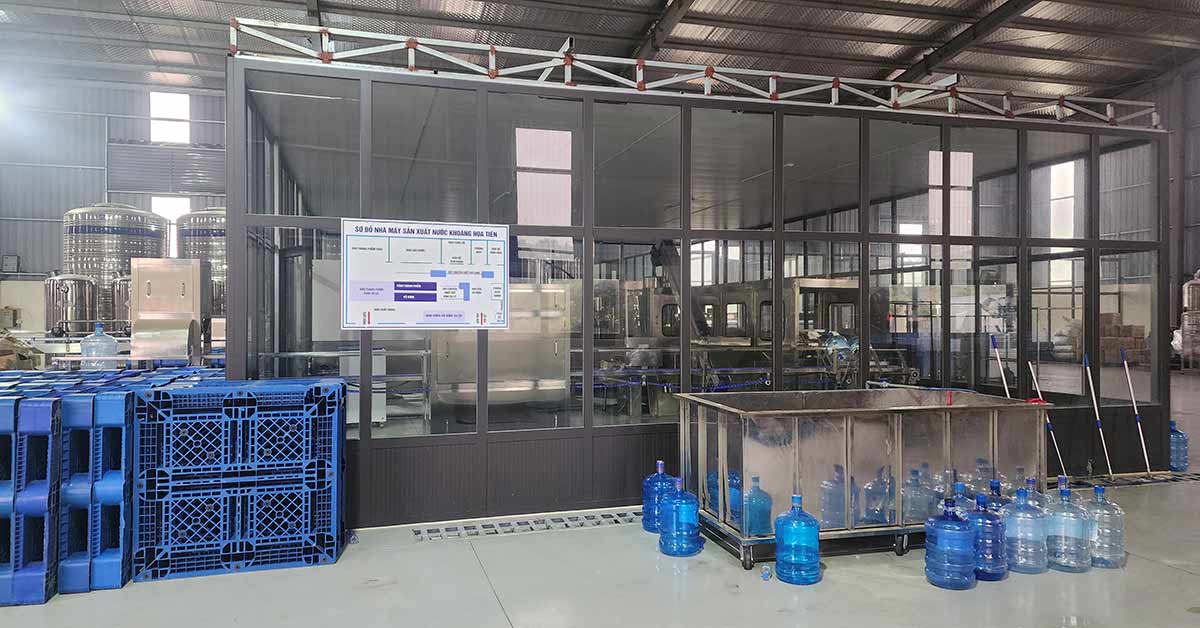 Hệ thống chiết rót nước
