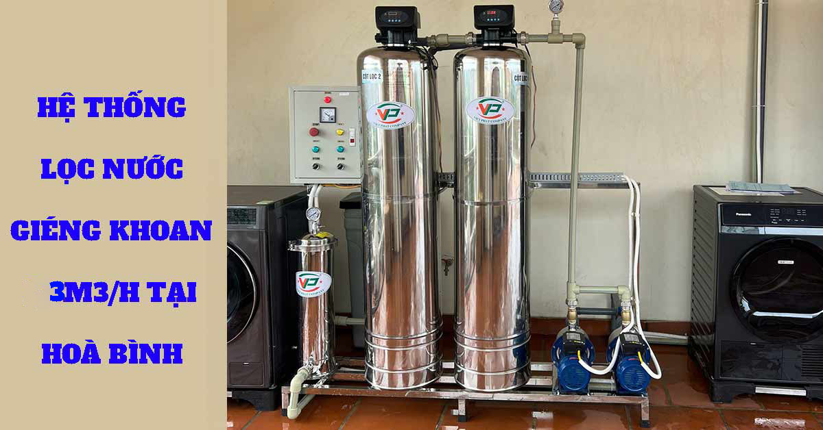 Dự Án Hệ Thống Làm Mềm Nước Cứng 3m3/H Tại Hoà Bình