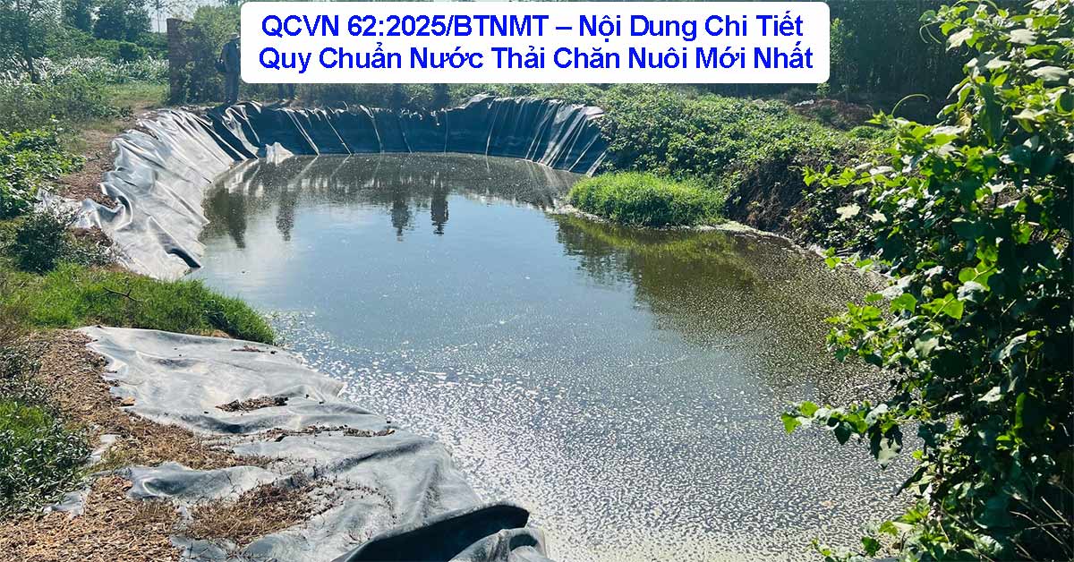 QCVN 62:2025/BTNMT – Quy Chuẩn Nước Thải Chăn Nuôi