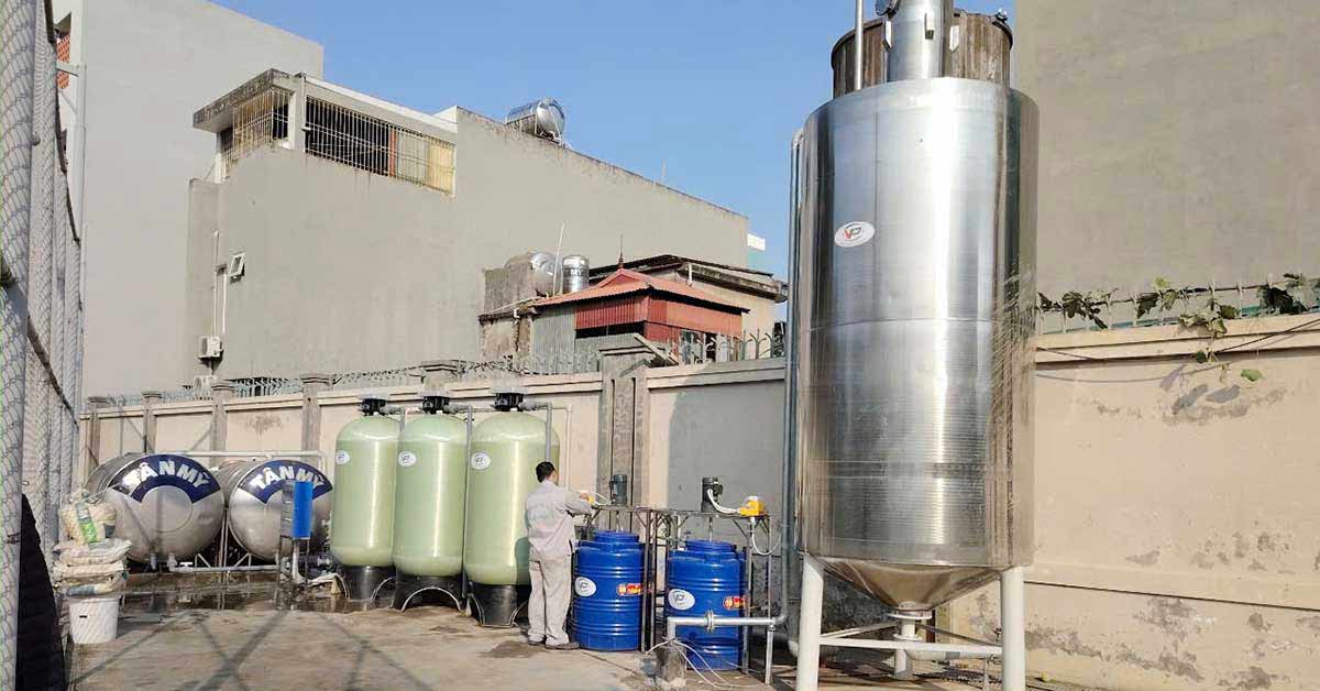 Bể lắng inox