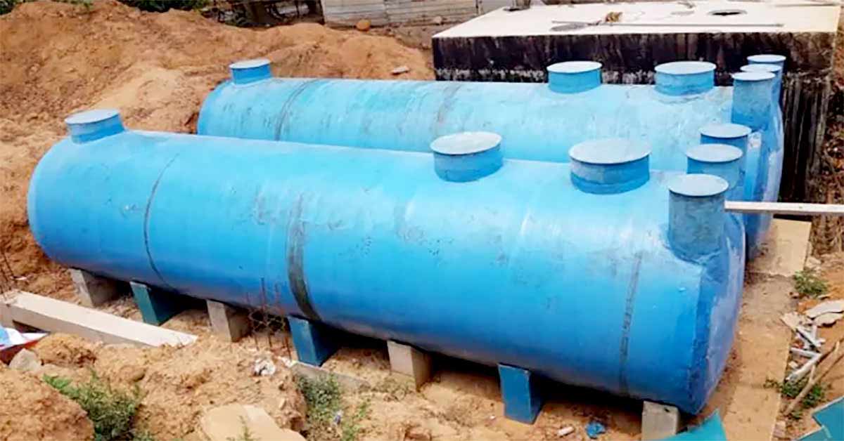 Bồn composite xử lý nước thải