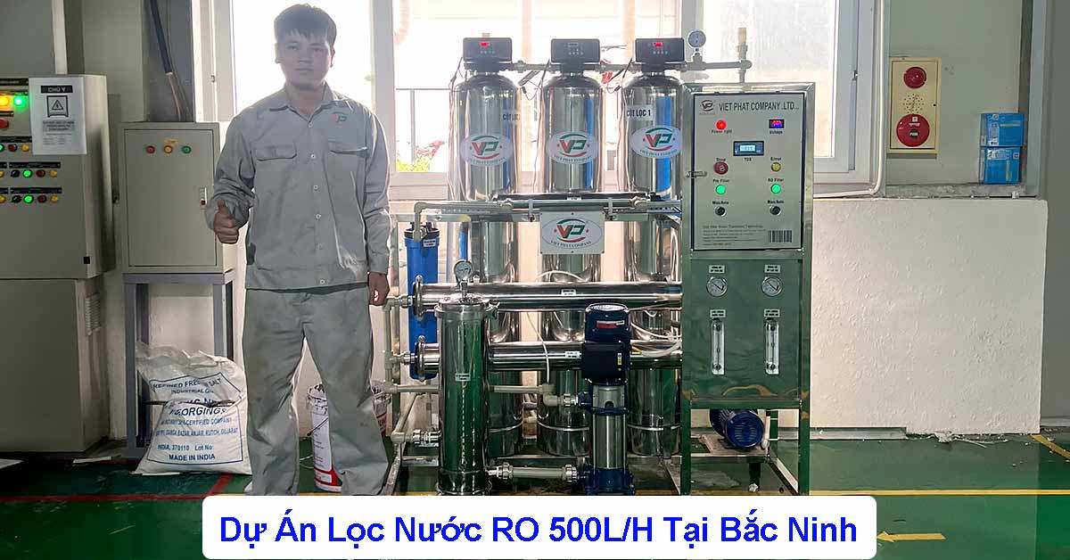 Dự Án Lọc Nước RO 500L/H Tại Bắc Ninh