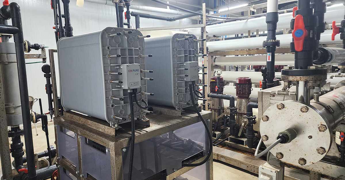 Module EDI trong hệ thống lọc nước siêu tinh khiết