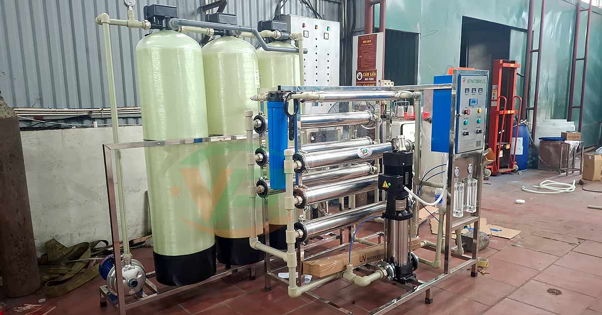 Hệ thống lọc nước RO công nghiệp 1500L/h Việt Phát
