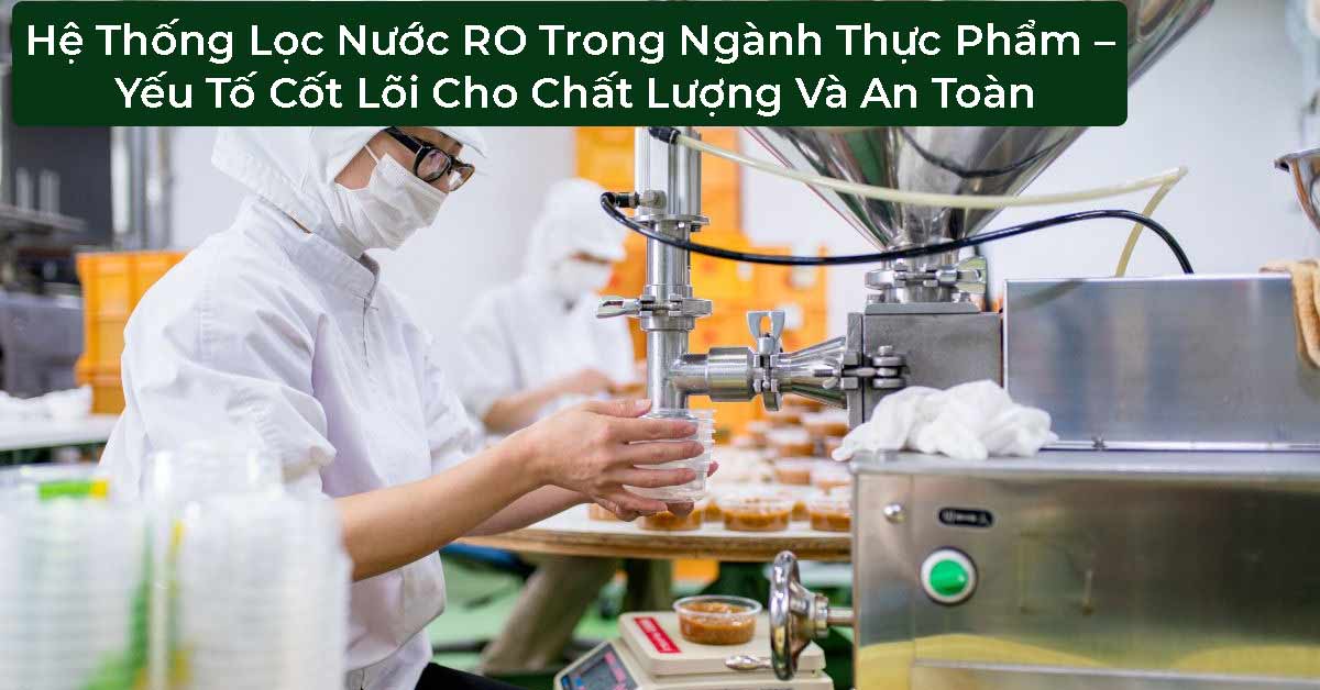 Hệ Thống Lọc Nước RO Trong Ngành Thực Phẩm – Yếu Tố Cốt Lõi Cho Chất Lượng Và An Toàn