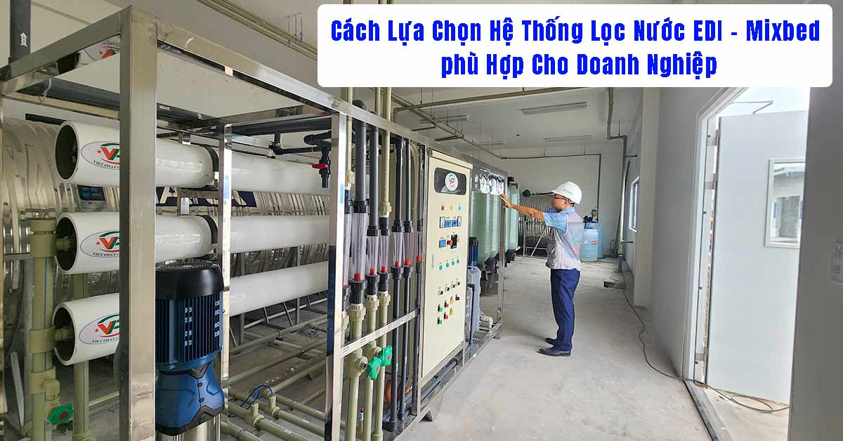 Cách Lựa Chọn Hệ Thống Lọc Nước EDI – Mixbed phù Hợp Cho Doanh Nghiệp