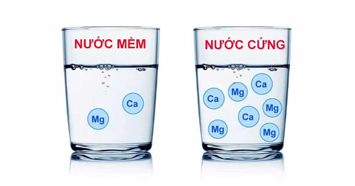 Phân biệt nước cứng và nước mềm