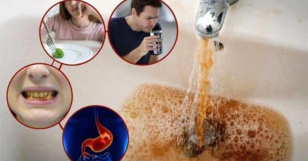 Tác hại khi sử dụng nước nhiễm sắt