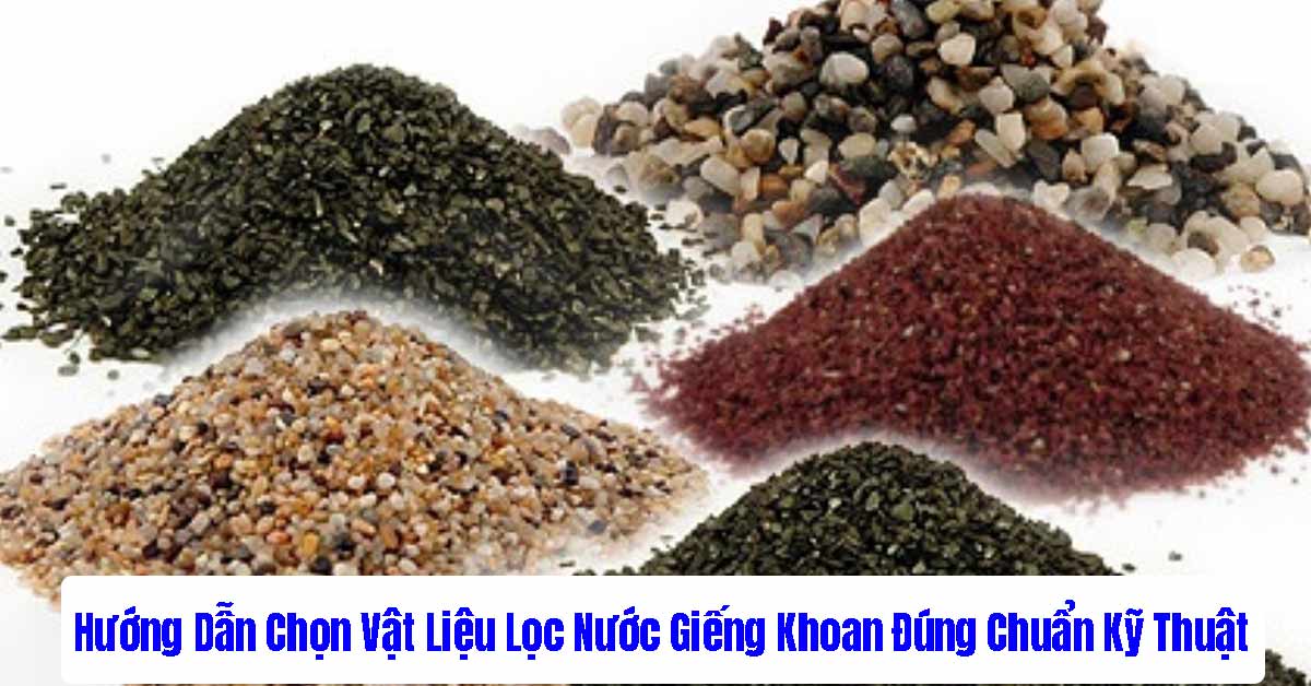 Hướng Dẫn Chọn Vật Liệu Lọc Nước Giếng Khoan Đúng Chuẩn Kỹ Thuật