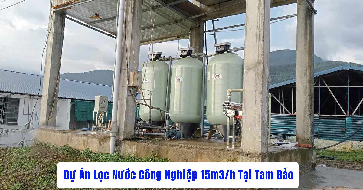 Dự Án Lọc Nước Công Nghiệp 15m3/h Tại Tam Đảo