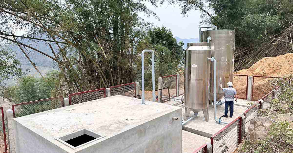 Hệ thống xử lý nước mặt do Việt Phát lắp đặt