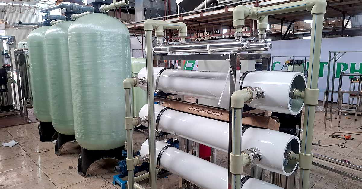 Hệ thống lọc nước RO công nghiệp 3500L/h