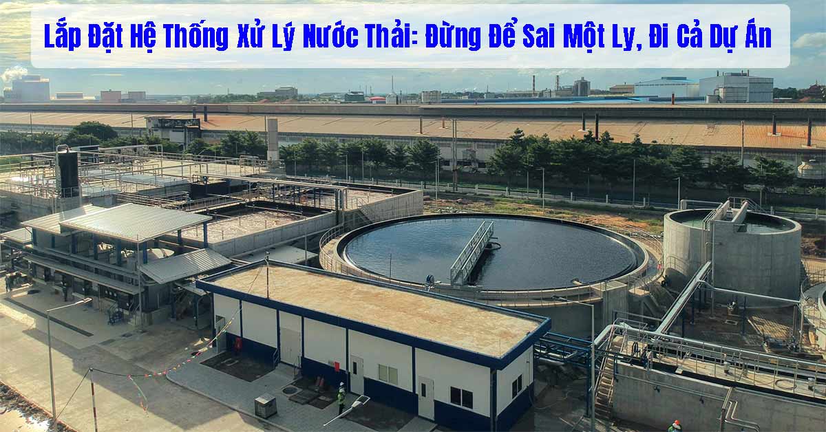 Lắp Đặt Hệ Thống Xử Lý Nước Thải: Đừng Để Sai Một Ly, Đi Cả Dự Án