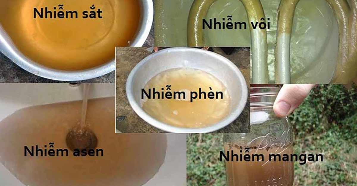 Nước giếng khoan nhiễm độc