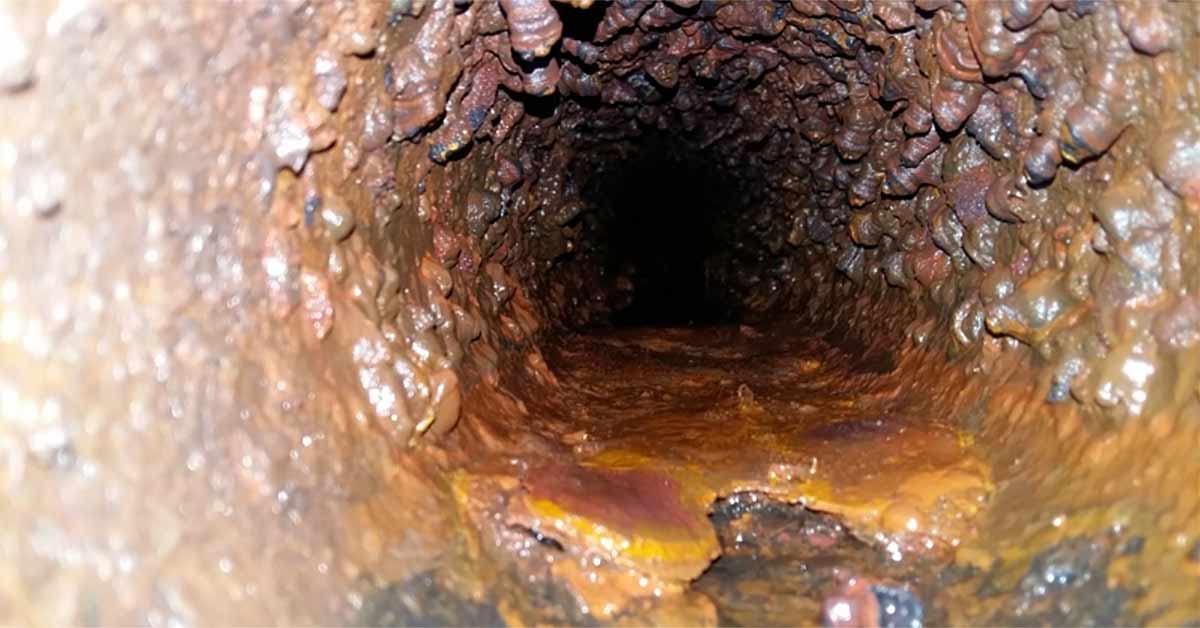 Nồi hơi bị cáu cặn, gỉ sét do dùng nước không đảm bảo