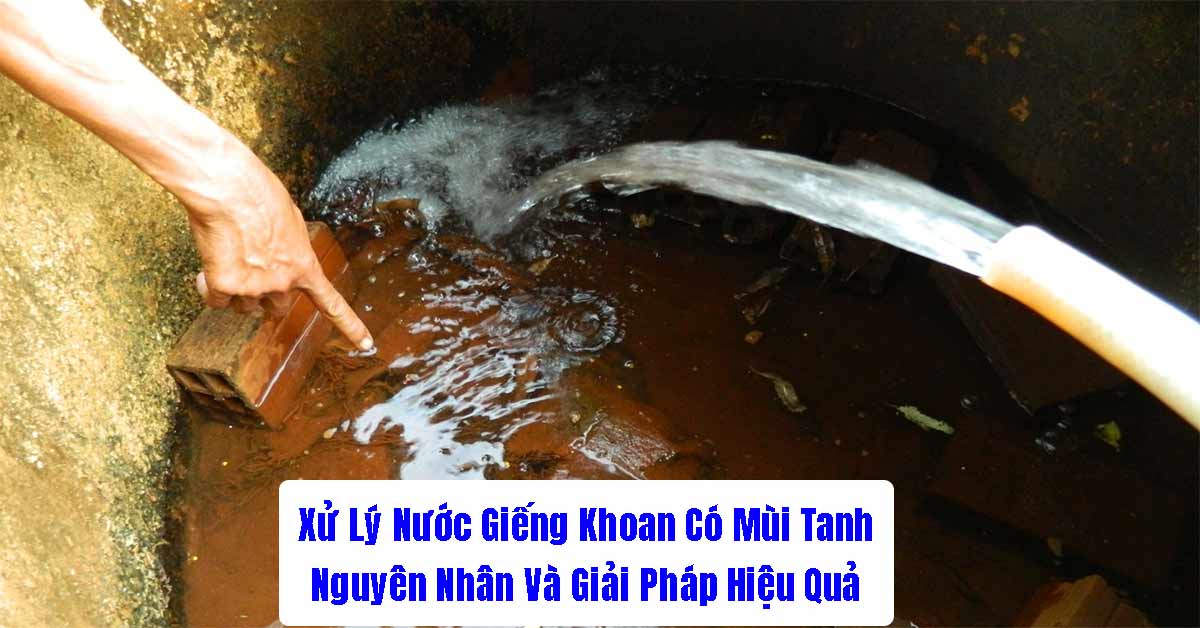 Xử Lý Nước Giếng Khoan Có Mùi Tanh – Nguyên Nhân Và Giải Pháp Hiệu Quả