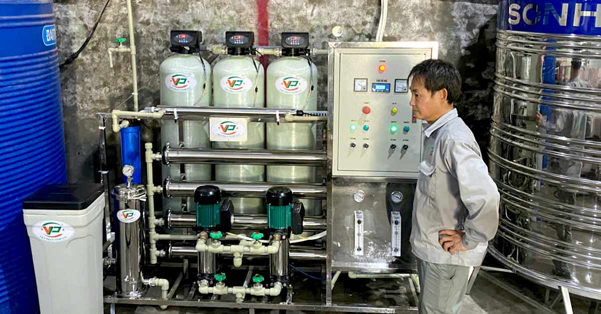 Dự án lọc nước RO công nghiệp 1000l/h