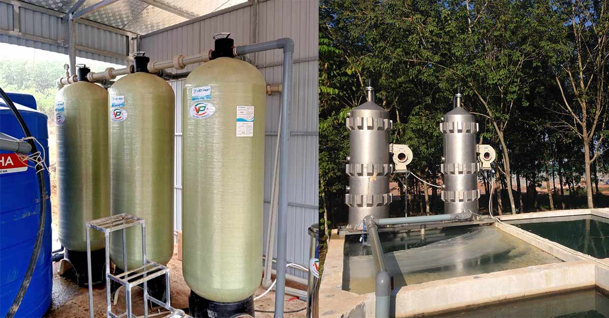 Hệ thống lọc nước giếng khoan đạt chuẩn