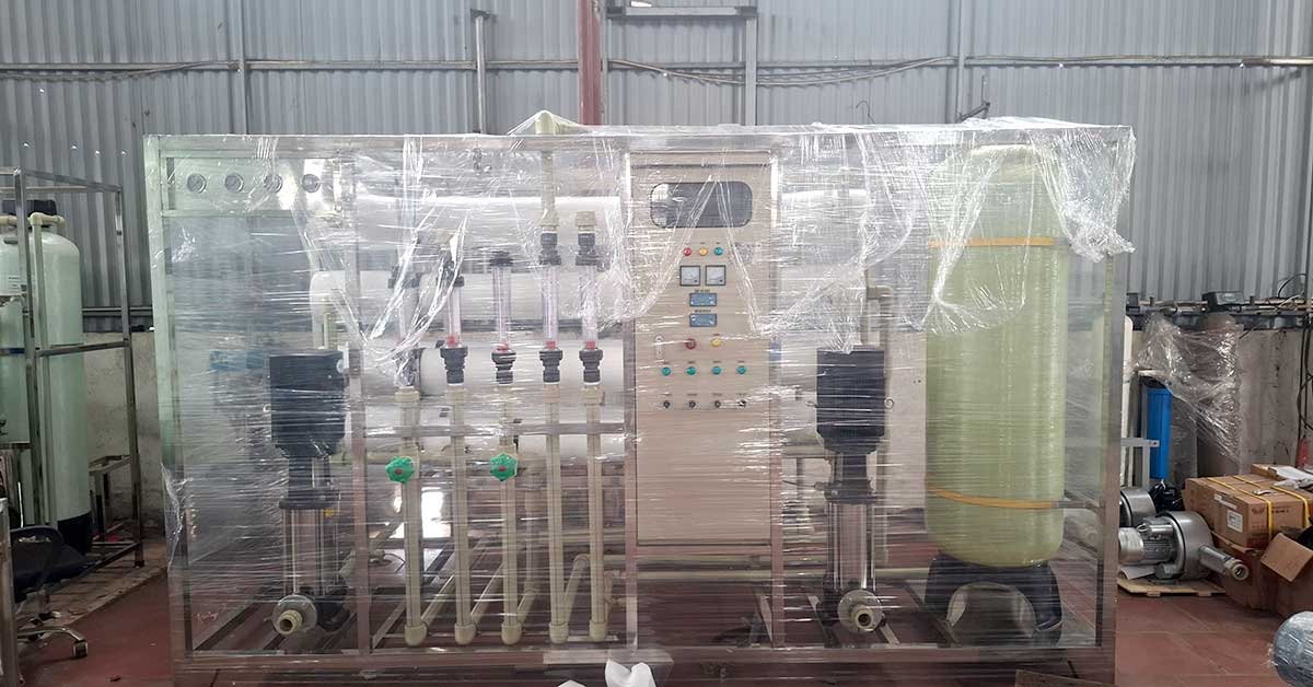 Xuất xưởng hệ thống lọc nước RO 2 cấp - Mixbed