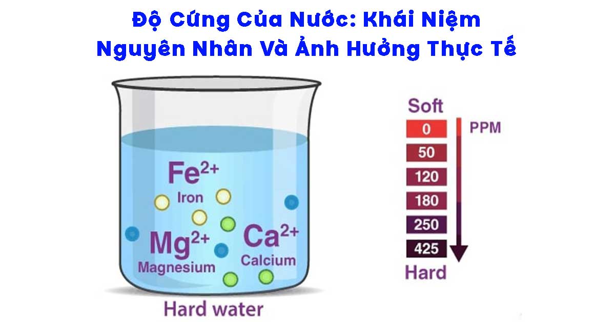 Độ Cứng Của Nước: Khái Niệm, Nguyên Nhân Và Ảnh Hưởng Thực Tế