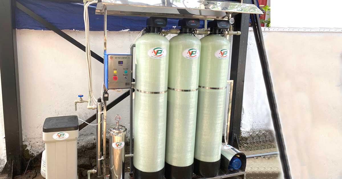 Hệ thống làm mềm nước cứng 3m3/h