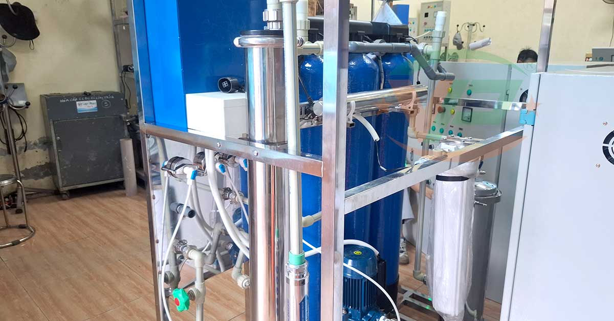 Hoàn thiện sản xuất hệ thống lọc nước RO 250L/h