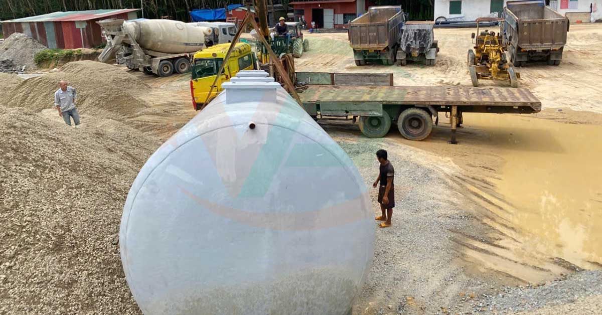Bồn composite xử lý nước thải