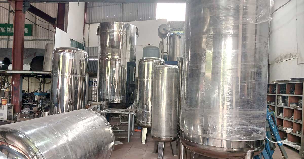 Bòn lọc nước công nghiệp inox