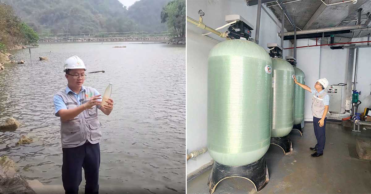 Hệ thống xử lý nước hồ