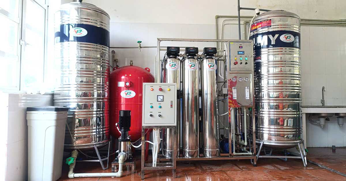 Hệ thống lọc nước RO cấp nước uống trực tiếp cho du khách
