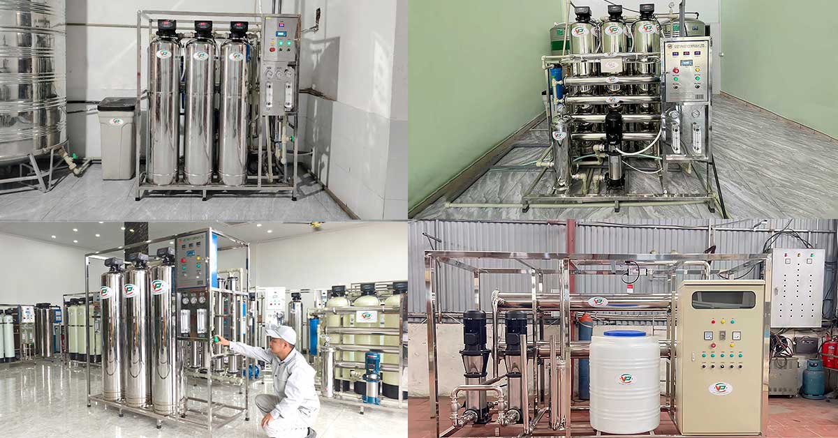 Hệ thống lọc nước RO công nghiệp inox của Việt Phát