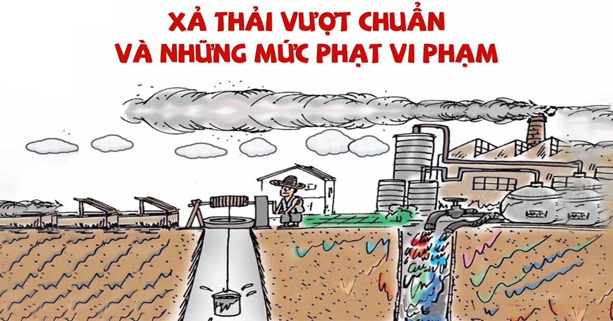 Mức xử phạt hành vi xả nước thải chưa xử lý ra môi trường