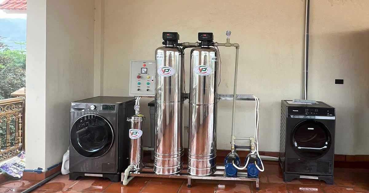 Hệ thống lọc tổng biệt thự inox