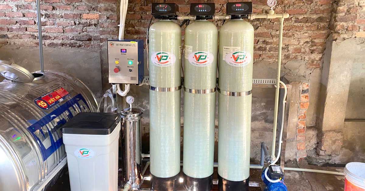 Hệ thống lọc nước sinh hoạt do Việt Phát thiết kế, lắp đặt
