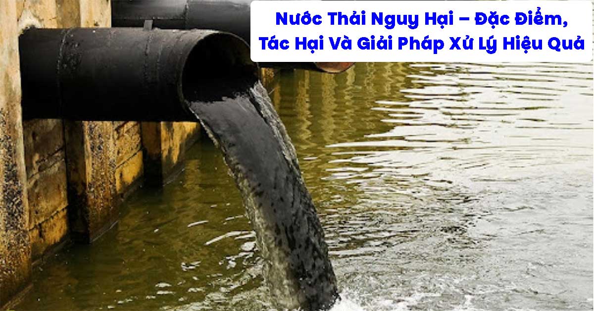 Nước Thải Nguy Hại – Đặc Điểm, Tác Hại Và Giải Pháp Xử Lý Hiệu Quả