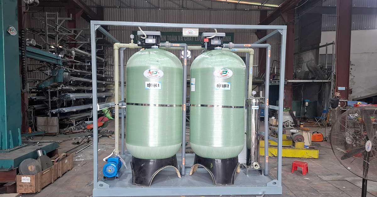 Hệ thống xử lý nước cấp cho sản xuất