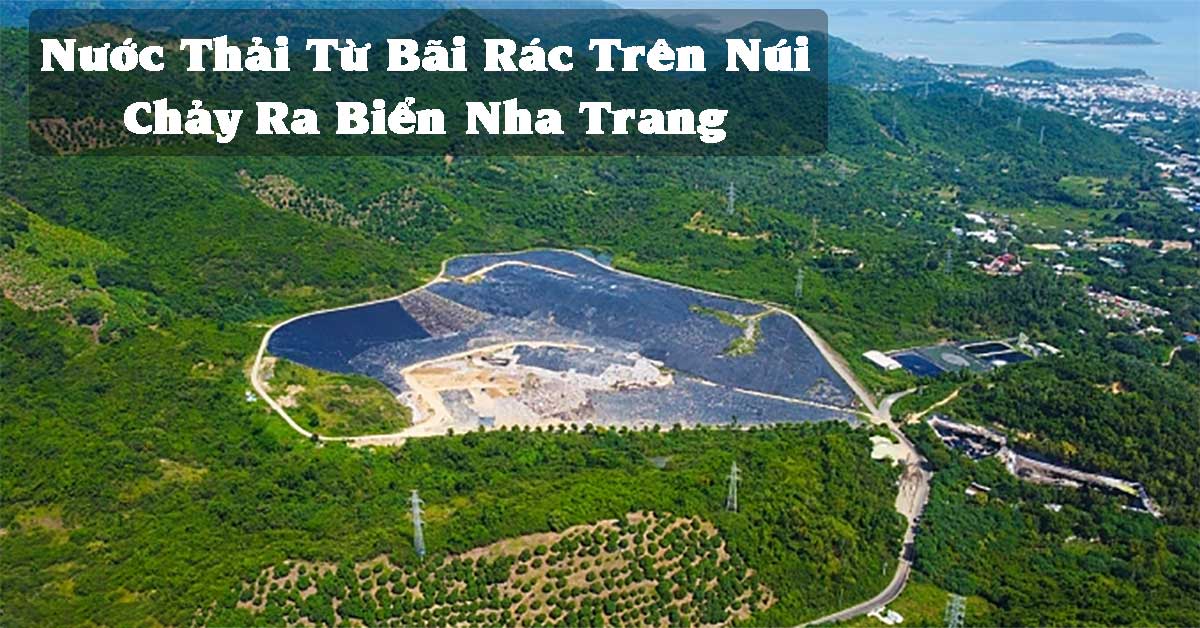 Nước Thải Từ Bãi Rác Trên Núi Chảy Ra Biển Nha Trang