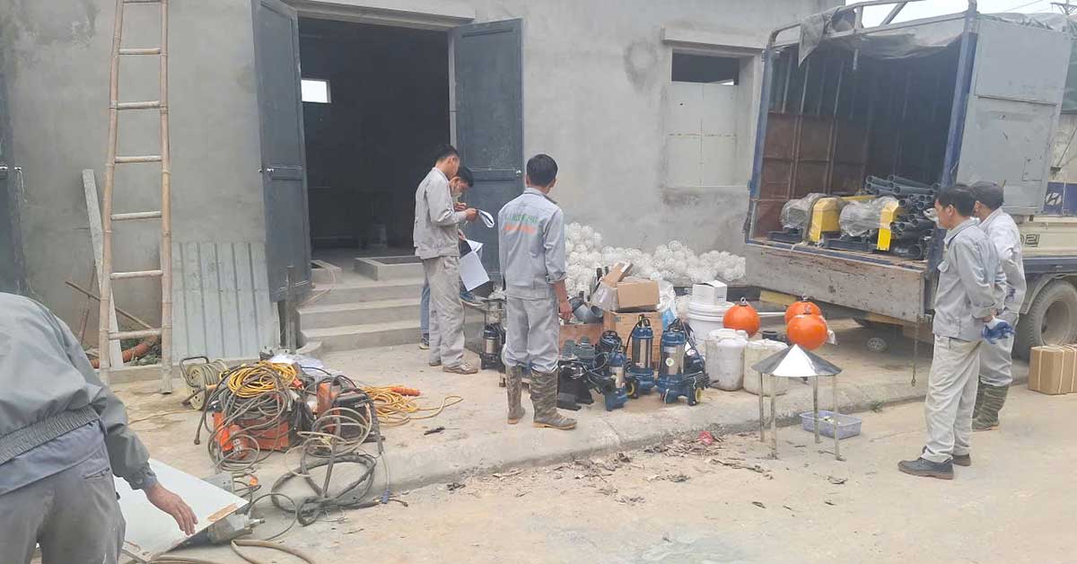 Bàn giao vật tư thiết bị cho chủ đầu tư trước khi lắp đặt