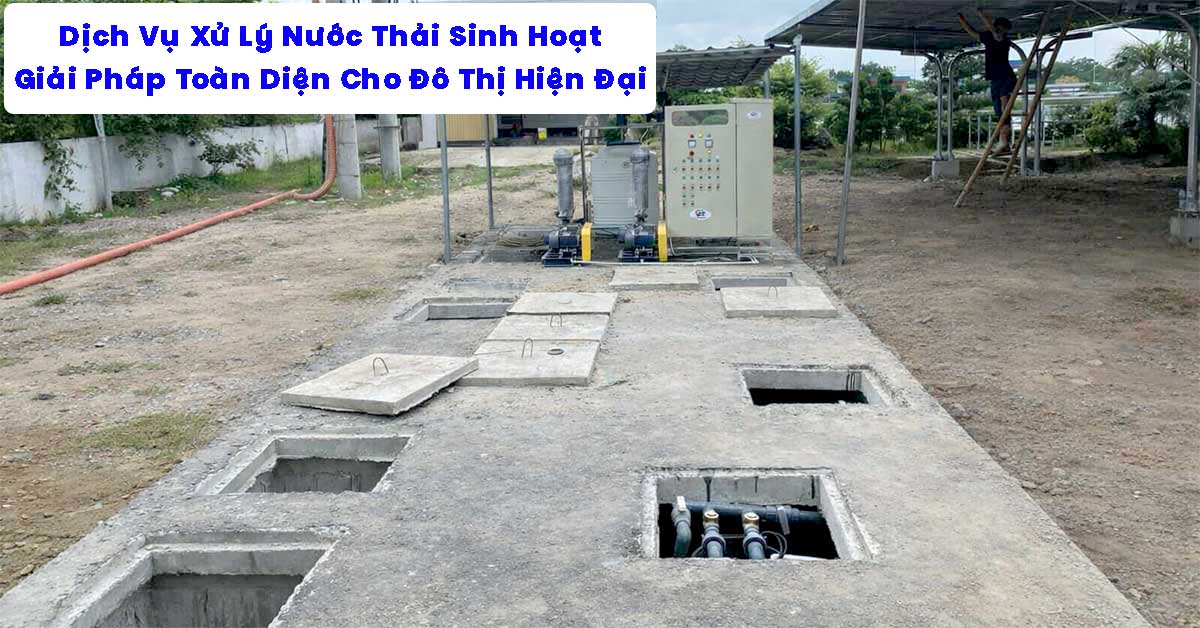 Dịch Vụ Xử Lý Nước Thải Sinh Hoạt – Giải Pháp Toàn Diện Cho Đô Thị Hiện Đại