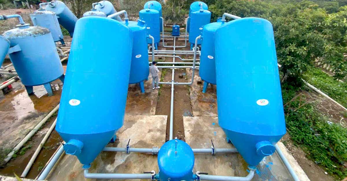 Trạm xử lý nước cấp sinh hoạt 1000l/h